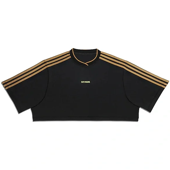 アディダス IVY PARK カップ付きベアトップ トップス ビスチェ黒 アディダス IVY PARK カップ付きベアトップ トップス ビスチェ黒